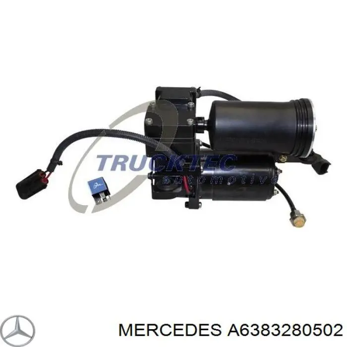 A6383280502 Mercedes bomba de compresor de suspensión neumática