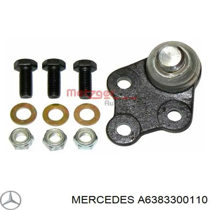 Brazo inferior derecho de la suspensión delantera Mercedes A6383300110 precio, desde 85,84 EUR