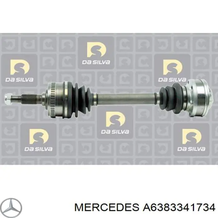 Semieje delantero Mercedes A6383341734 precio, desde 103,09 EUR