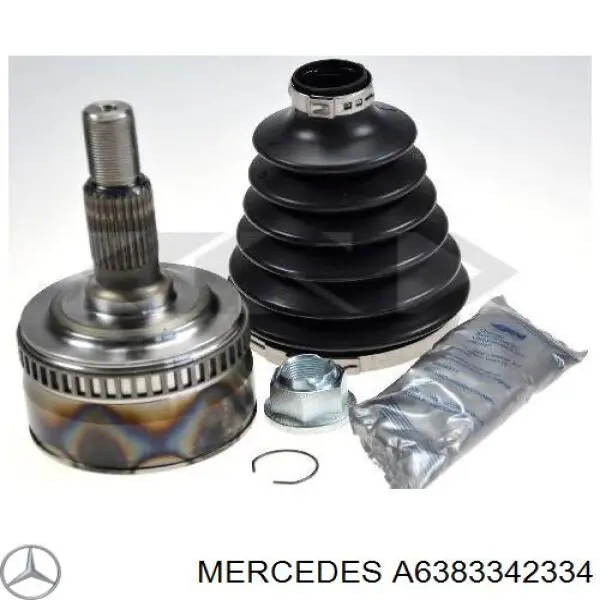 Semieje delantero Mercedes A6383342334 precio, desde 240,30 EUR
