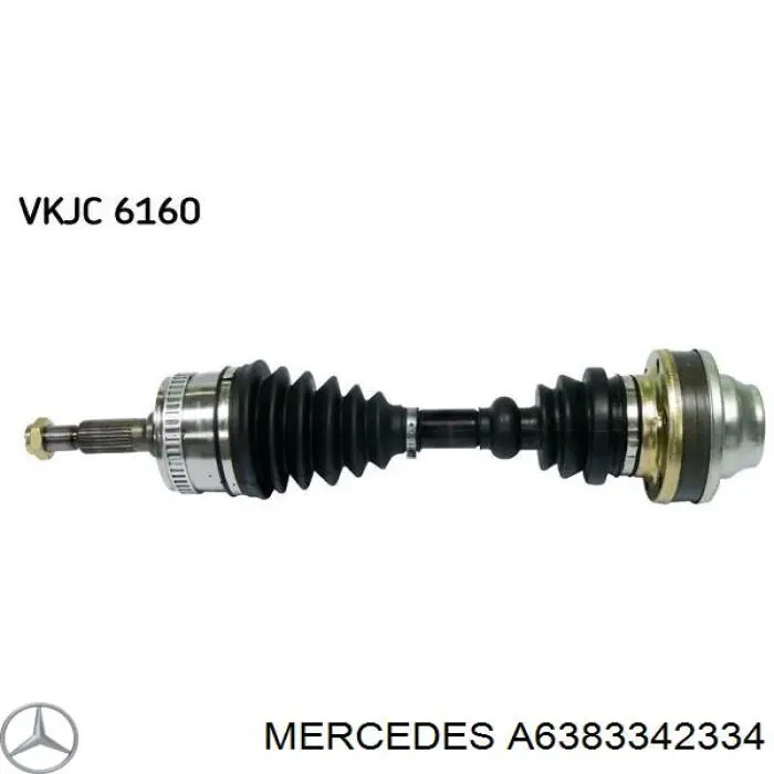 Comprar A6383342334 Mercedes Semieje delantero