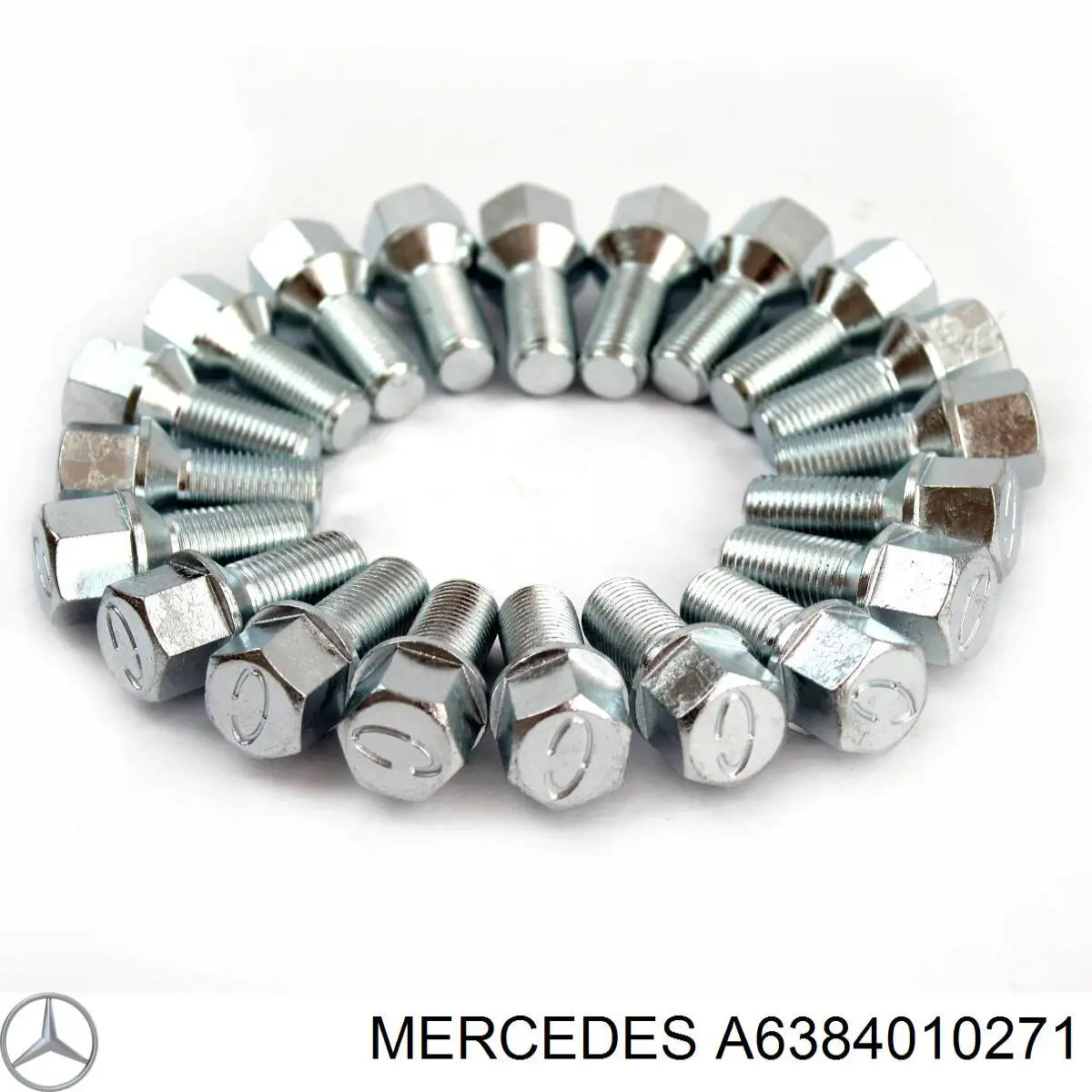 A6384010271 Mercedes tornillo de rueda