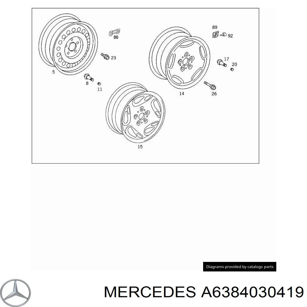 A6384030419 Mercedes