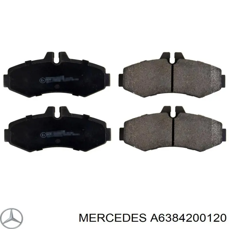 A6384200120 Mercedes zapatas de freno de mano