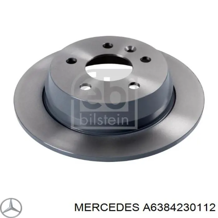 Disco de freno trasero Mercedes A6384230112 precio, desde 30,51 EUR