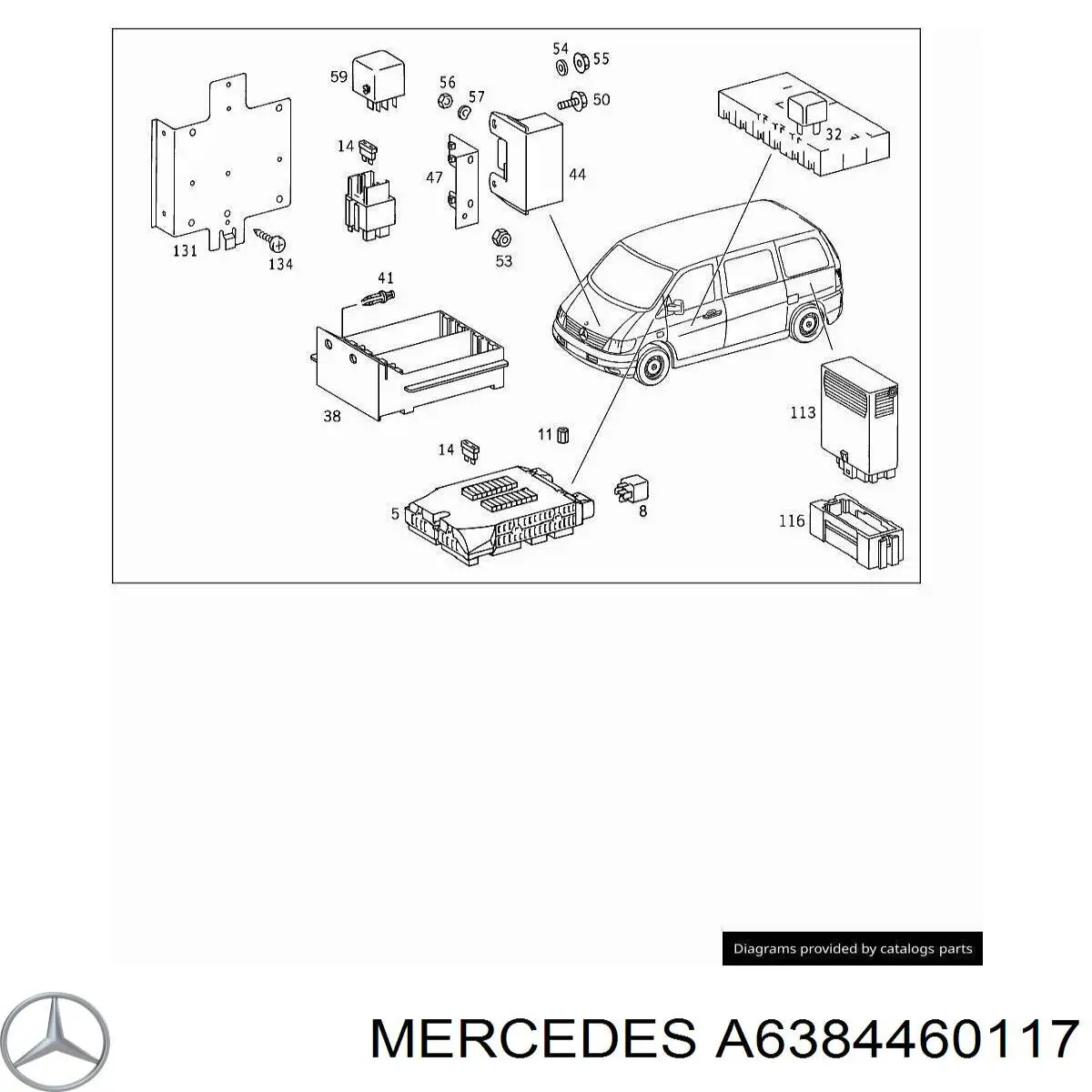 Módulo de suspensión neumática Mercedes A6384460117 precio, desde 697,42 EUR