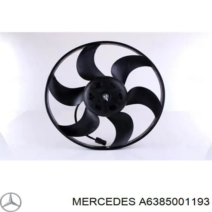Ventilador del radiador Mercedes A6385001193 precio, desde 28,81 EUR