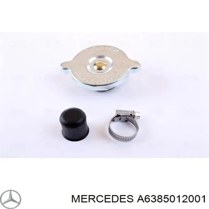 A6385012001 Mercedes radiador refrigeración del motor