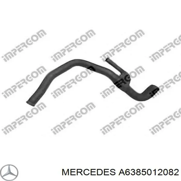 A6385012082 Mercedes manguera refrigerante para radiador inferiora