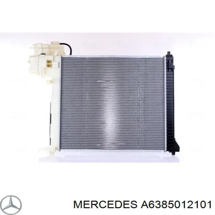 A6385012101 Mercedes radiador refrigeración del motor