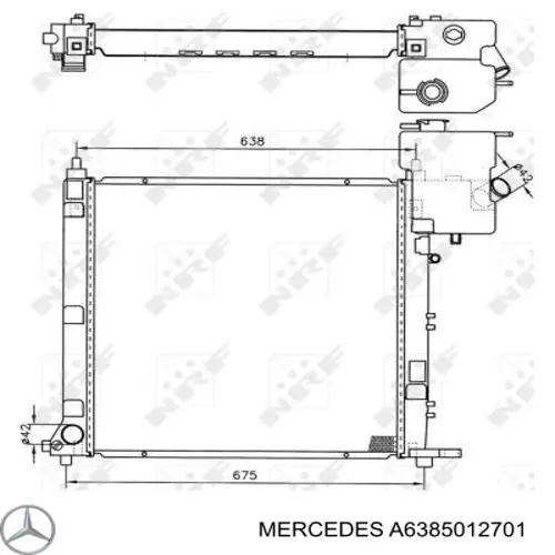 Água radiador Mercedes A6385012701 precio, desde 237,19 EUR