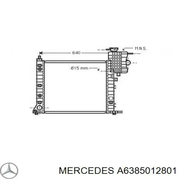 Água radiador Mercedes A6385012801 precio, desde 217,80 EUR