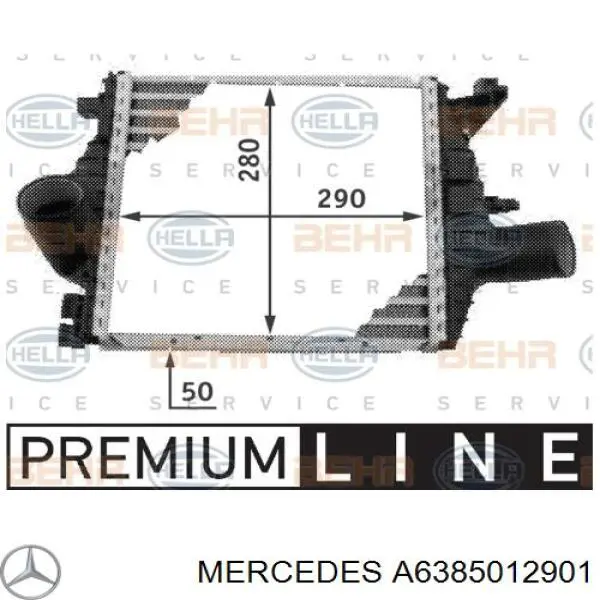 Radiador de aire de admisión Mercedes A6385012901 precio, desde 90,95 EUR