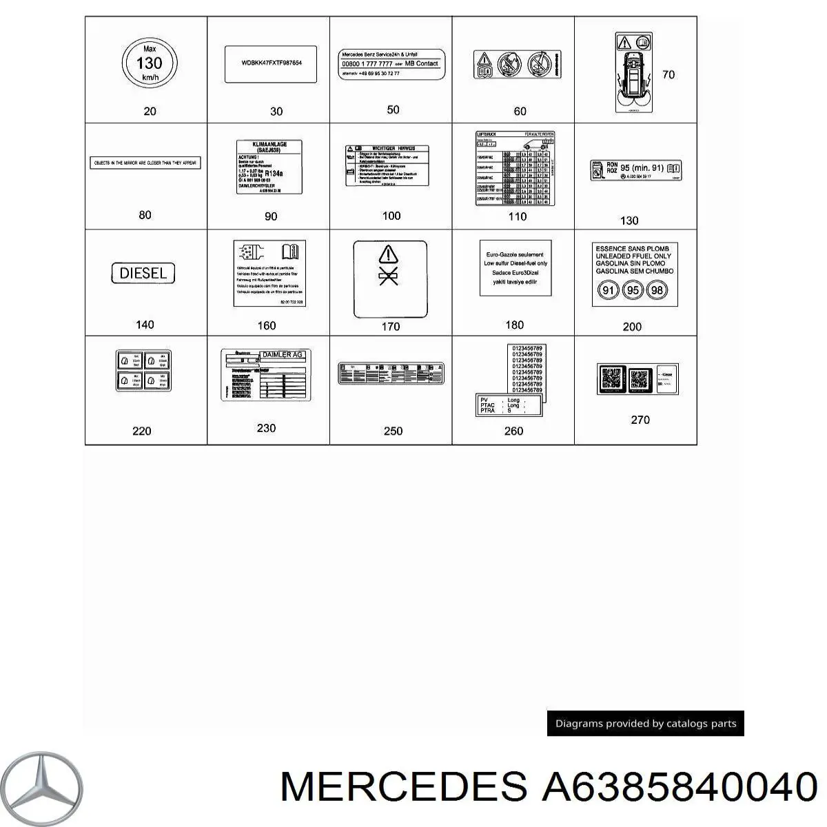 Comprar A6385840040 Mercedes 