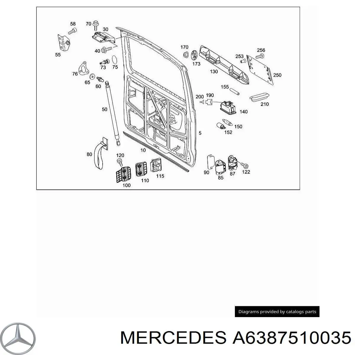  Mercedes A6387510035 precio, desde 2,30 EUR