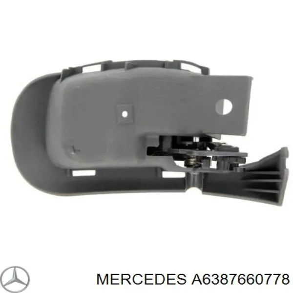 Manija interior de puerta delantera izquierda Mercedes A6387660778 precio, desde 50,06 EUR