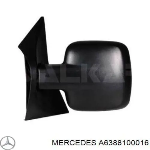 Espejo izquierdo Mercedes A6388100016 precio, desde 44,17 EUR