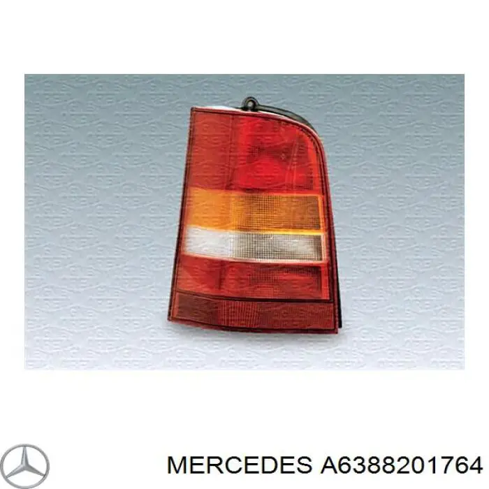 A6388201764 Mercedes Piloto trasero derecho