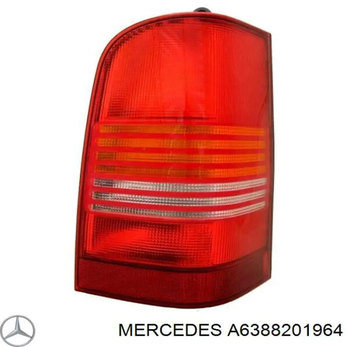Piloto trasero derecho Mercedes A6388201964 precio, desde 62,62 EUR