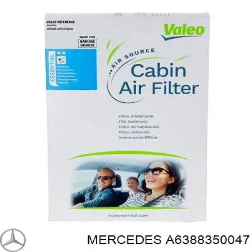 A6388350047 Mercedes Filtro antipolen