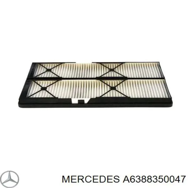 Filtro de cabina Mercedes A6388350047 precio, desde 15,17 EUR