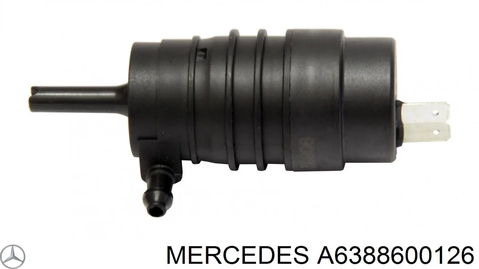 Bomba de agua limpiaparabrisas, delantera Mercedes A6388600126 precio, desde 7,53 EUR