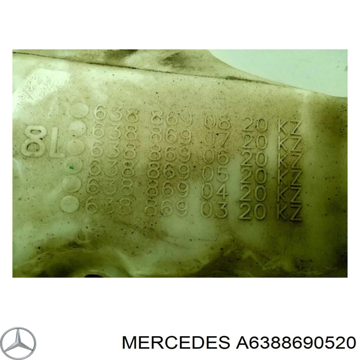 Comprar 6388690820 Mercedes Depósito de limpiaparabrisas