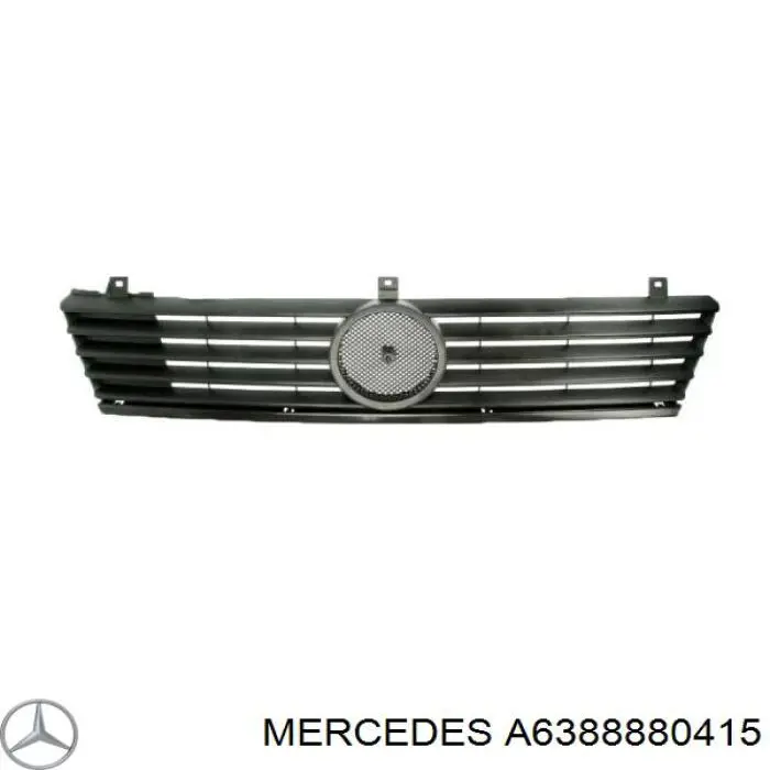 A6388880415 Mercedes panal de radiador