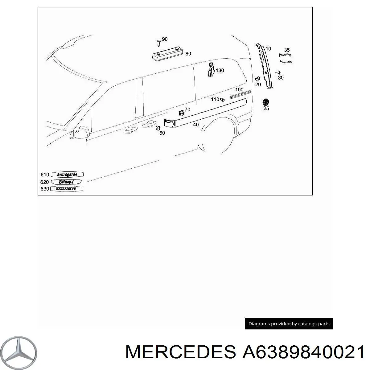  Mercedes A6389840021 precio, desde 4,78 EUR