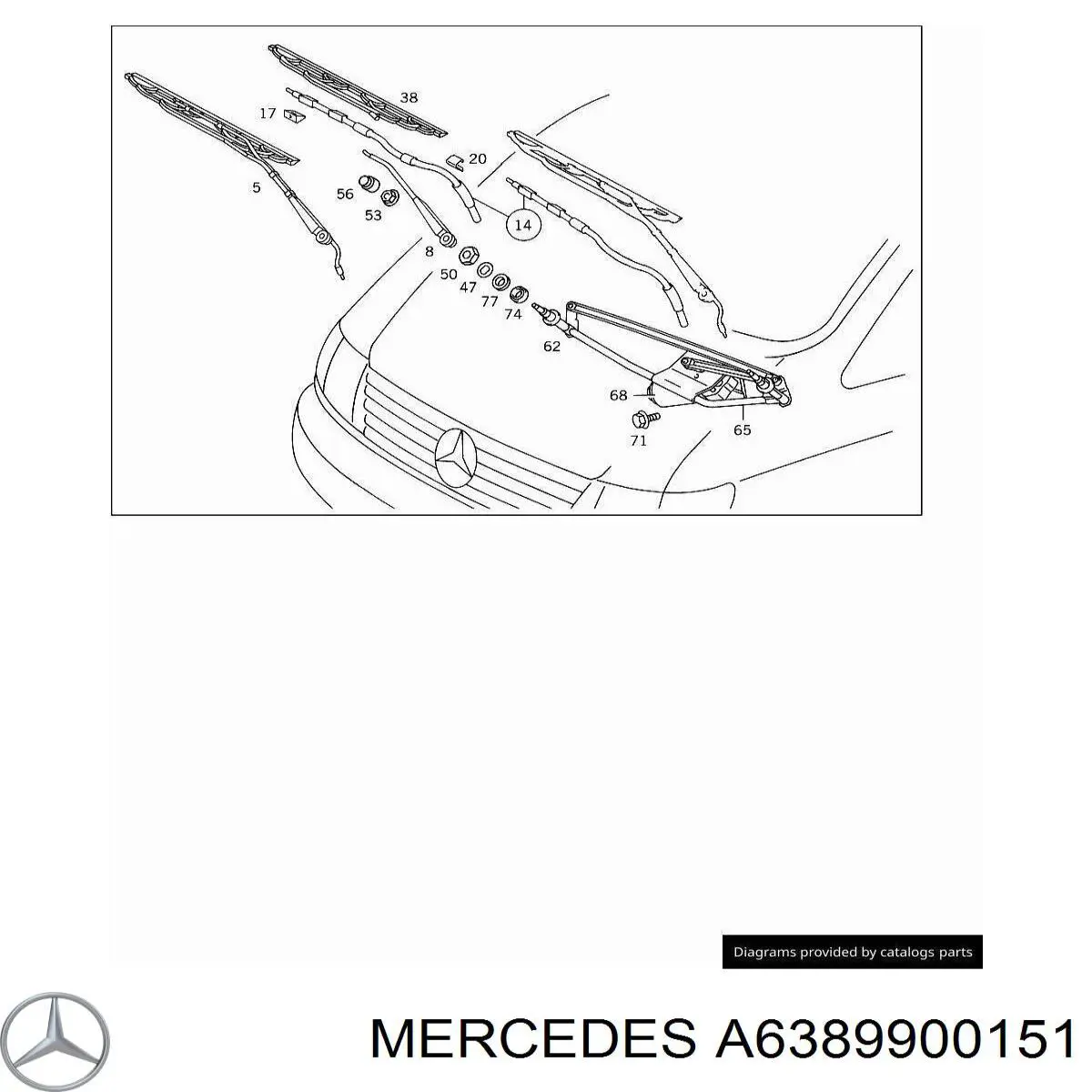  Mercedes A6389900151 precio, desde 14,05 EUR