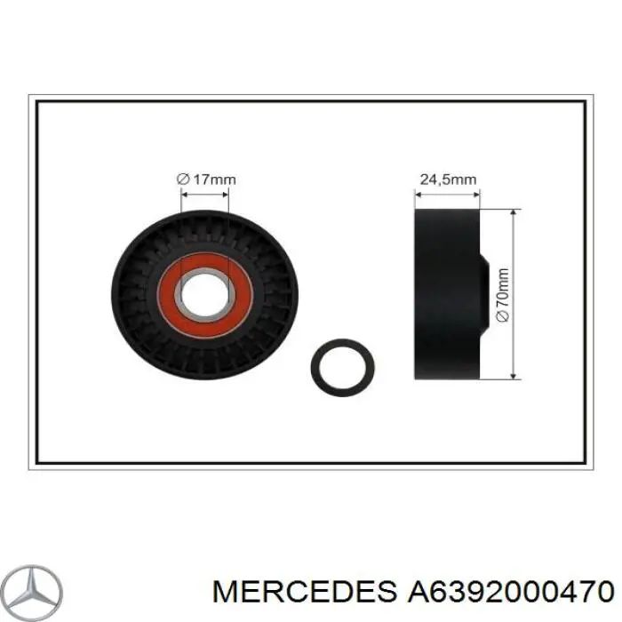 Tensor de la correa trapecial Mitsubishi 1345A001 precio, desde 29,42 EUR
