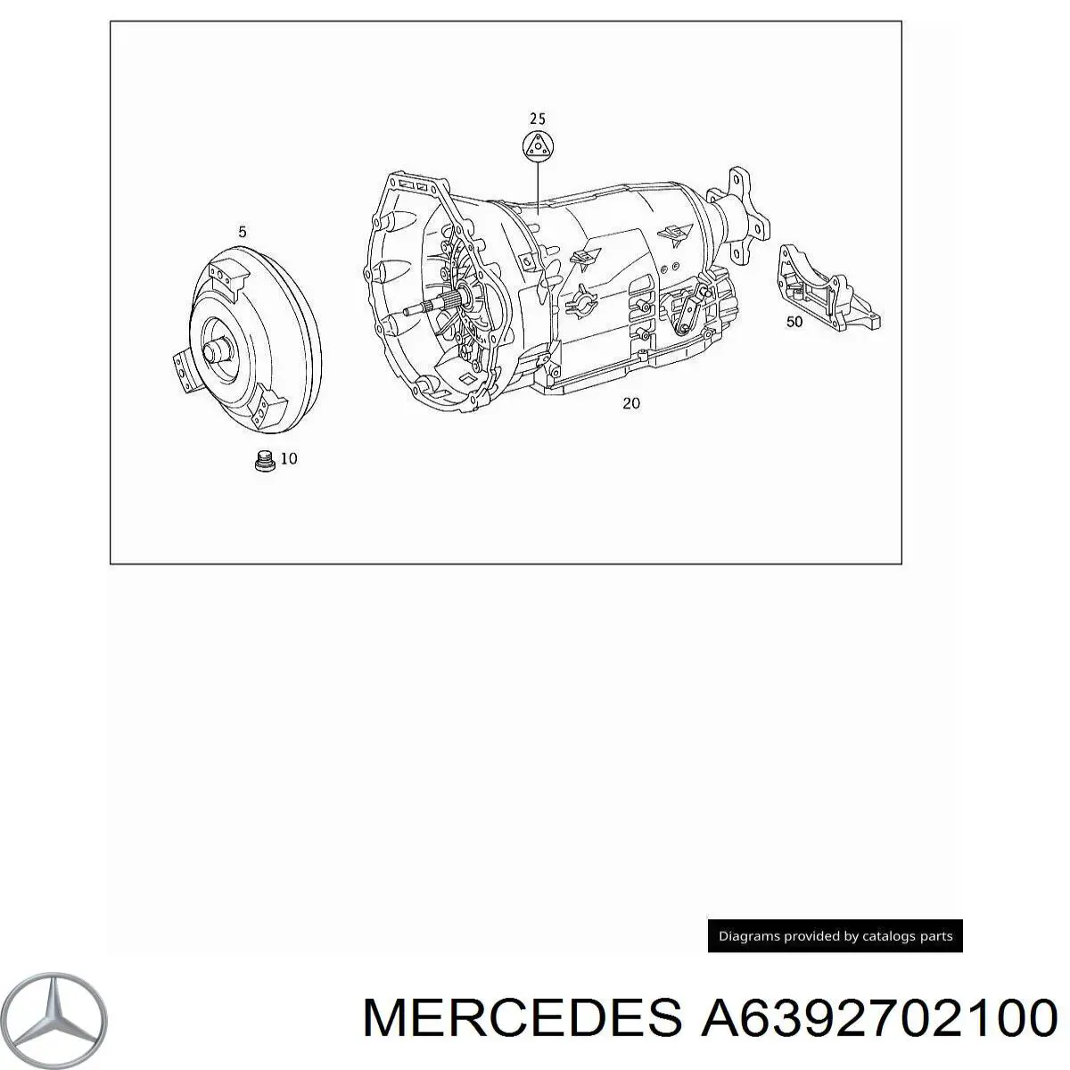 Comprar A6392702100 Mercedes Caja de cambios automática completa