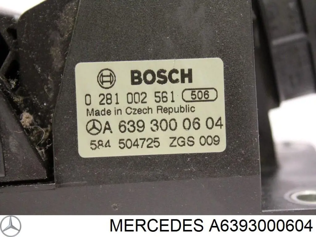 Potenciómetro pedal acelerador Mercedes A6393000604 precio, desde 59,53 EUR