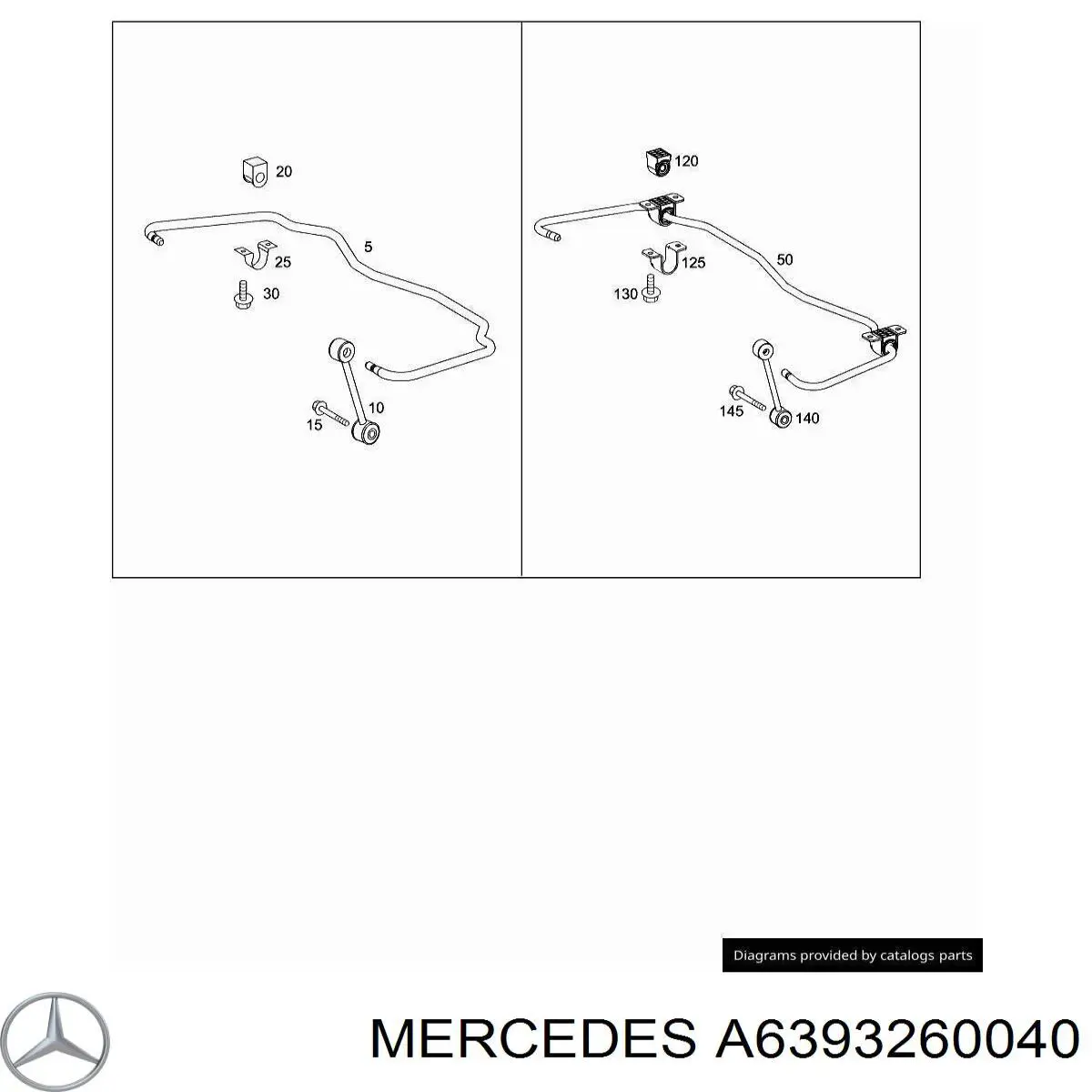 Abrazadera Para Montaje De Casquillos Estabilizadores Traseros Mercedes Viano (W639)