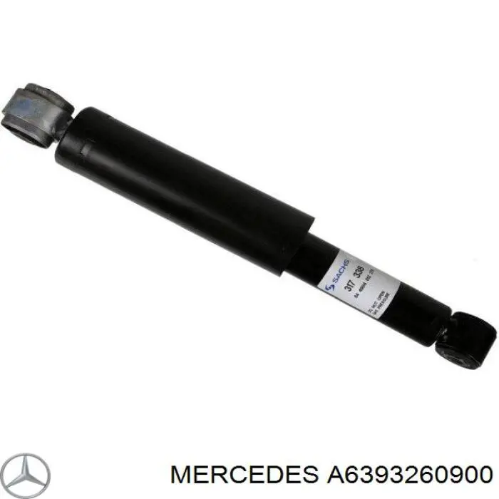 A6393260900 Mercedes amortiguador trasero