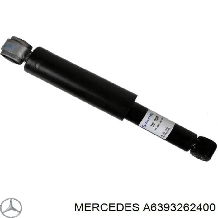 A6393262400 Mercedes amortiguador trasero
