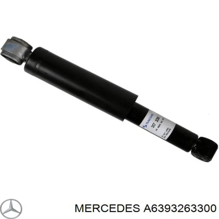 A6393263300 Mercedes amortiguador trasero