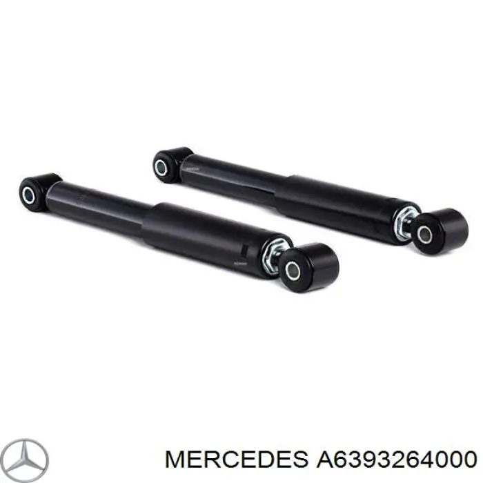 A6393264000 Mercedes amortiguador trasero