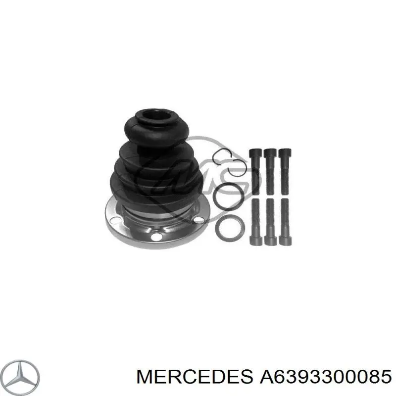 A6393300085 Mercedes fuelle, árbol de transmisión delantero exterior