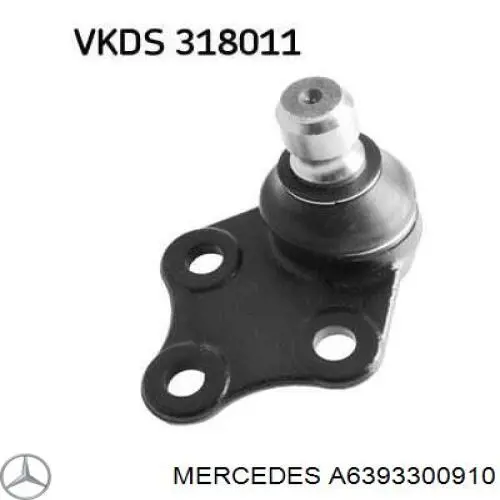 Comprar A6393300910 Mercedes Brazo inferior derecho de la suspensión delantera