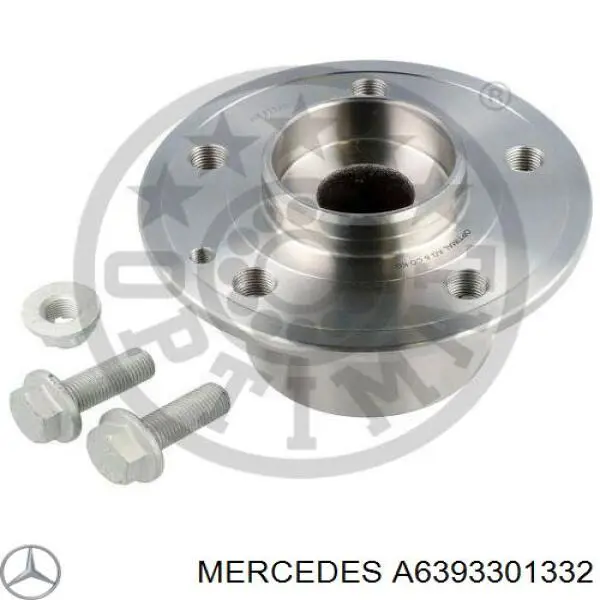 A6393301332 Mercedes muñón del eje, suspensión de rueda, delantero derecho