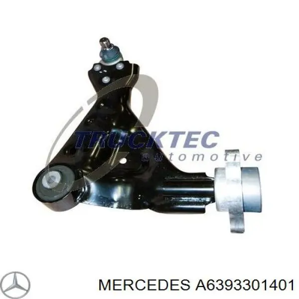 Comprar A6393301401 Mercedes Brazo inferior izquierdo de la suspensión delantera