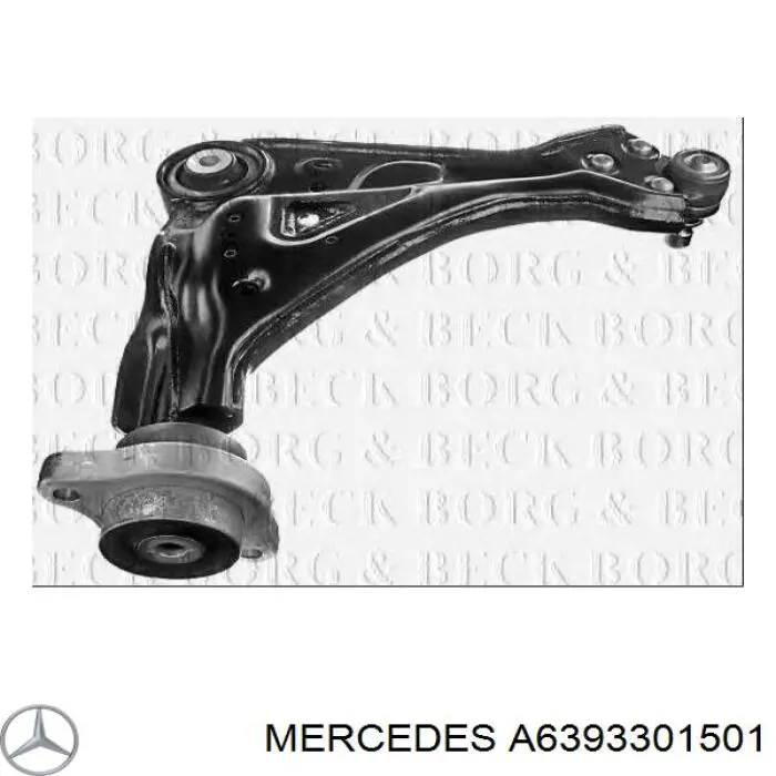 Brazo inferior derecho de la suspensión delantera Mercedes A6393301501 precio, desde 101,20 EUR