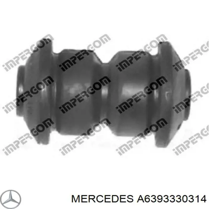 Silentblock de brazo de suspensión Mercedes A6393330314 precio, desde 7,38 EUR