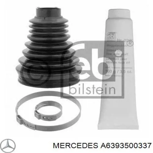 A6393500337 Mercedes fuelle, árbol de transmisión delantero interior