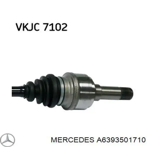 Junta homocinética exterior trasera Mercedes A6393501710 precio, desde 55,35 EUR
