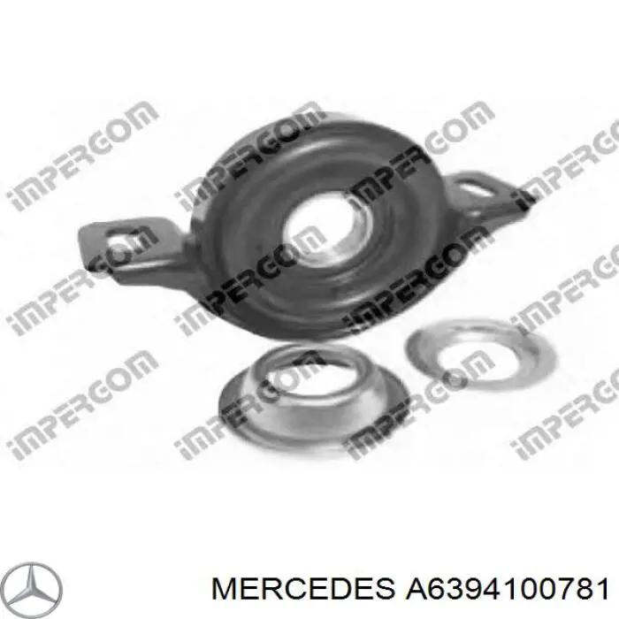 A6394100781 Mercedes suspensión, árbol de transmisión