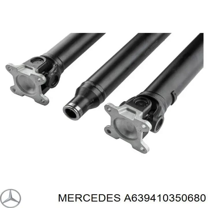 639410350680 Mercedes árbol cardán trasero completo