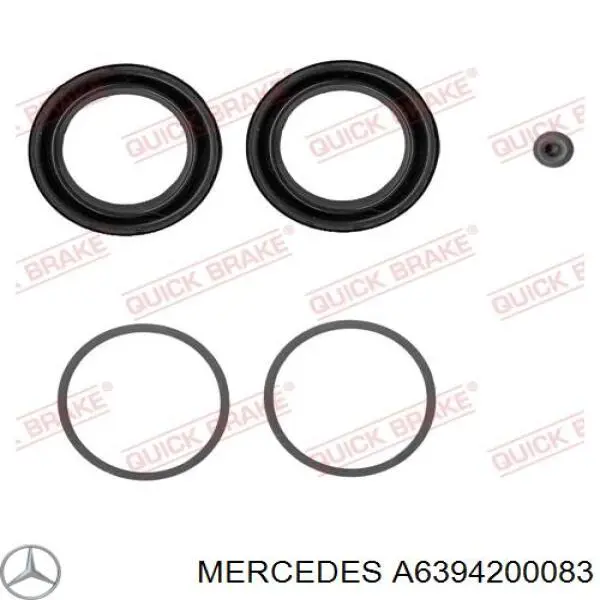 Pinza de freno, Eje delantero izquierda Mercedes A6394200083