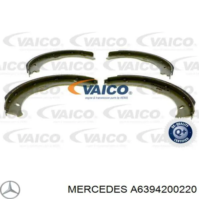 Zapatas de freno de mano Mercedes A6394200220 precio, desde 29,78 EUR